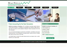 Tablet Screenshot of macnellcpa.com